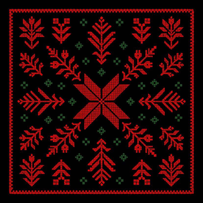 Tatreez pattern