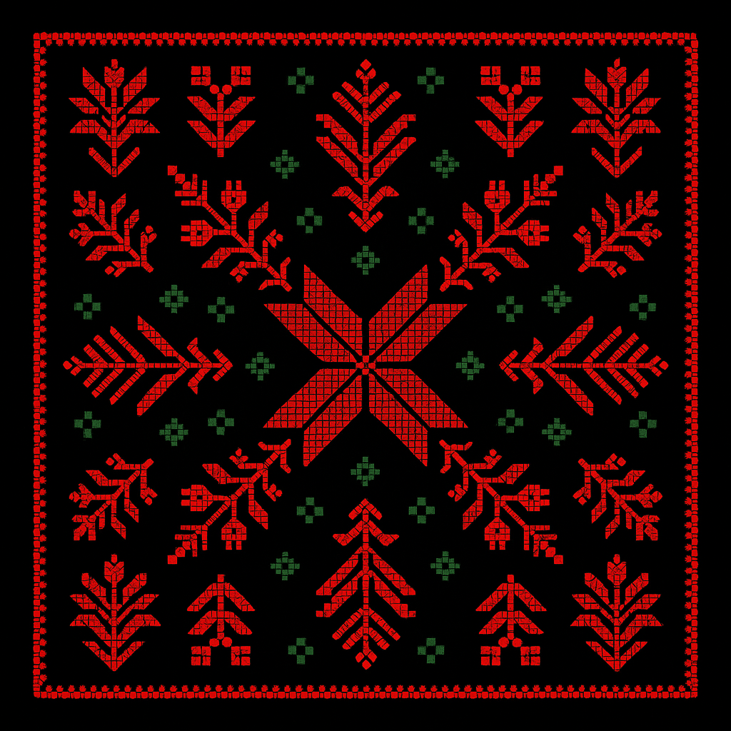 Tatreez pattern
